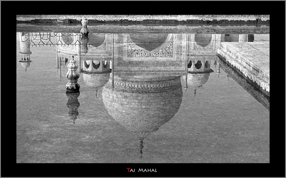 Taj mahal mirror