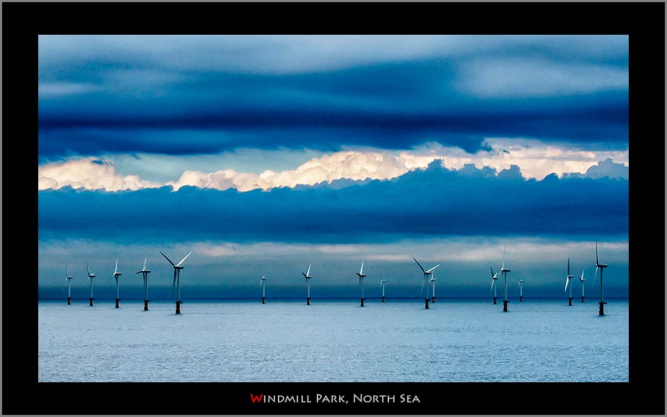 Windmills North Sea